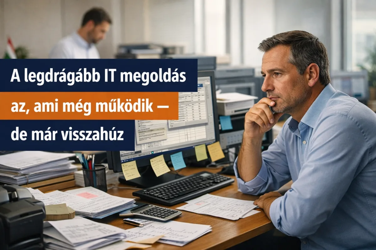 A legdrágább IT megoldás az, ami még működik – de már visszahúz
